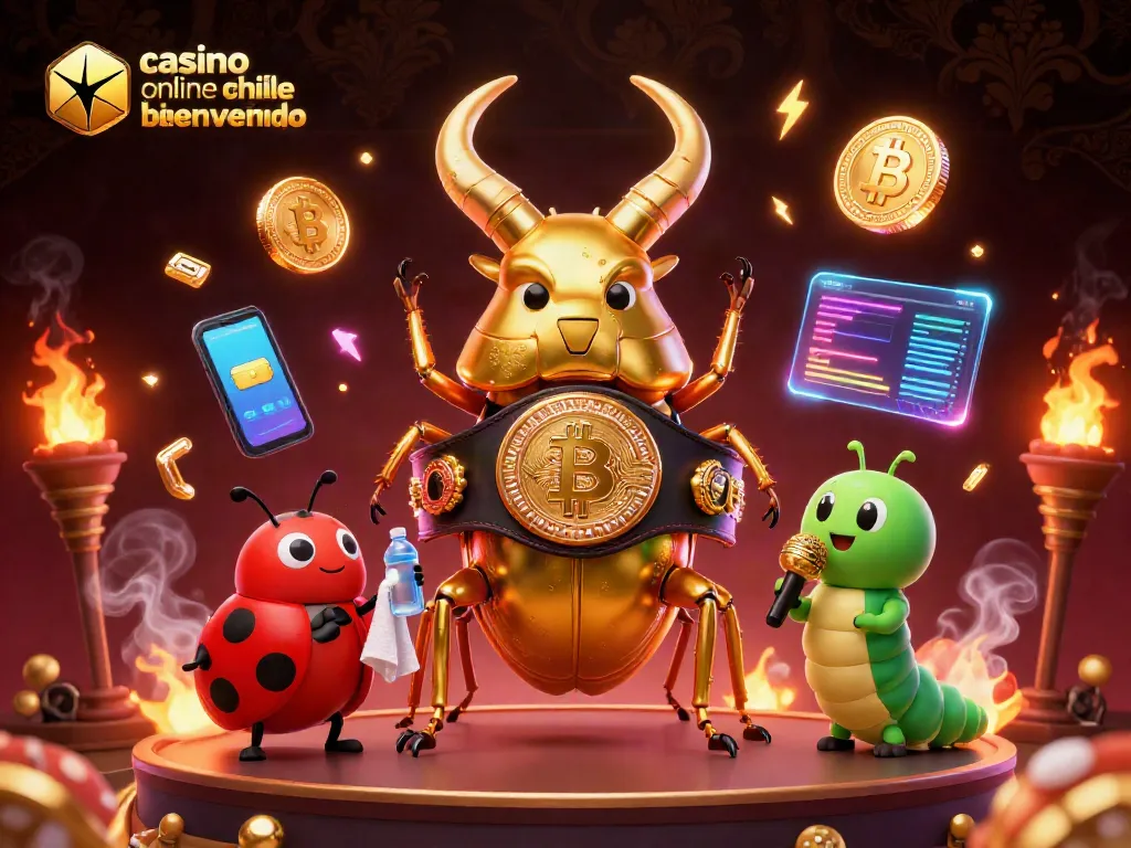 Disfruta de la acción y bonos en casino online Chile bono bienvenida con esta ilustración vibrante.